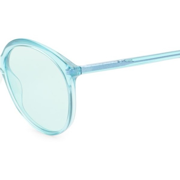 GUCCI
59MM Teal Round Acetate Sunglasses - Picture 8 of 15